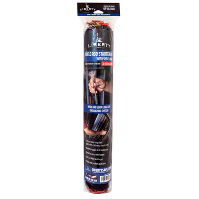 Liberty Accessory Orange Rifle Rods .22+ Cal Starter Kit with Shelf Liner - 20 Pack (P/N 17684) Accessory