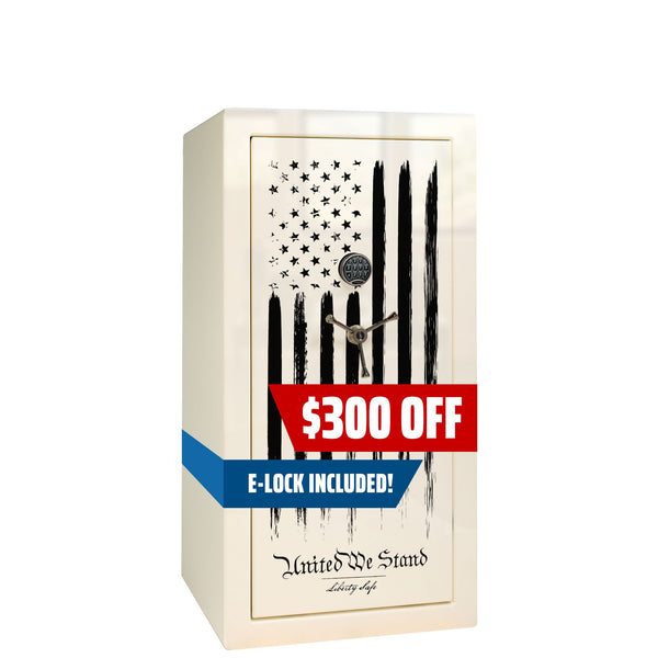 Colonial 23 White Gloss Flag Safe Promo